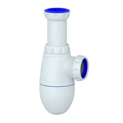 Сифон Unicorn для мойки 1 1/2*40 бутылочный, без выпуска и без отвода, резьбовой переход 40х32 мм