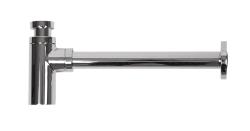 Сифон D32 мм ARROWHEAD хромированный, 1 1/4", отвод 300 мм, регулируемая высота 70-120 мм
