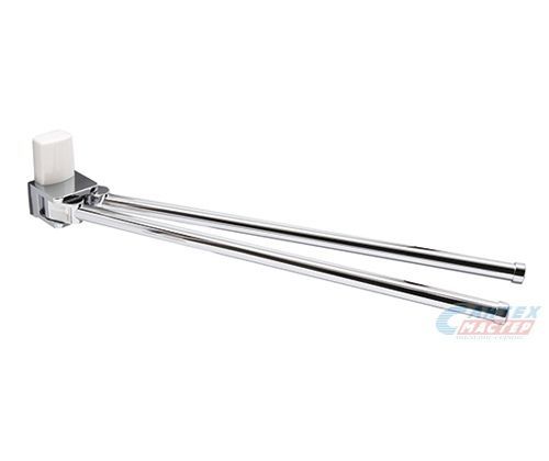Полотенцедержатель Wasserkraft Leine K-5031WHITE двойной хром
