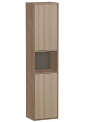 Пенал Cersanit CLASSIC RIBBLE 35 подвесной, (правый/левый/универсальный), 2 распашные дверцы/открытая ниша, цвет бежевый