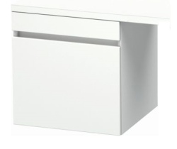 Тумба/шкафчик для консоли/столешницы Duravit DuraStyle под раковину 50х47,8х51,2 см, подвесная, ДСП, цвет: белый матовый, 1 выдвижной ящик, прямоугольная