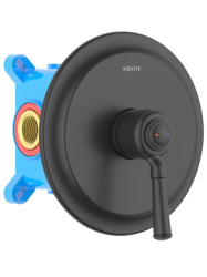 Смеситель для ванны/душа Aquatek Классик настенный, однорычажный, встраиваемый, без излива, латунь, цвет матовый черный