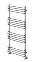 Полотенцесушитель 500х1200 мм Terminus Арт П18 водяной, нержавеющая сталь, нижнее подключение, межосевое расстояние 500 мм