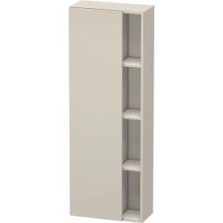 Пенал Duravit DuraStyle, 50x24x140 см, подвесной, (левый), с дверцей, с закрытыми/открытыми полками, цвет: серо-коричневый, в ванную комнату