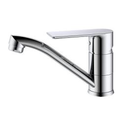 Смеситель для кухни/мойки Splenka S05.45 однорычажный, поворотный, латунь, длина излива 146 мм, высота излива 80 мм цвет хром