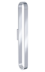 Полотенцедержатель Keuco Edition 300, одинарный, 465 мм вертикальный, настенный, материал: латунь, для полотенец в ванную/туалет/душевую кабину, цвет хром