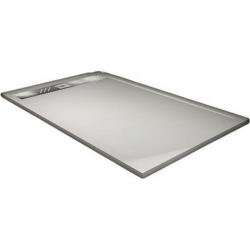 Душевой поддон Veconi Tezeo Stone, 140х90х3 см, прямоугольный/угловой, искусственный камень, низкий, белый матовый, универсальный