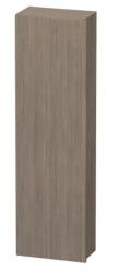 Пенал Duravit DuraStyle, 40x24x140 см, подвесной, (левый), с дверцей, с полкой, со стеклянными полками, цвет: дуб терра/базальт, в ванную комнату