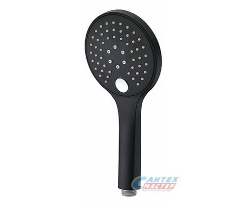 Душевая лейка Wasserkraft A078 3-функциональная покрытие soft-touch 