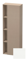 Пенал Duravit DuraStyle, 50x24x140 см, подвесной, (правый), с дверцей, с закрытыми/открытыми полками, цвет: лен/белый матовый, в ванную комнату