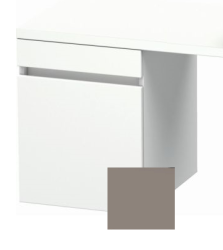 Тумба/шкафчик для консоли/столешницы Duravit DuraStyle под раковину 40х47,8х51,2 см, подвесная, ДСП, цвет: белый матовый/базальт, 1 выдвижной ящик, прямоугольная