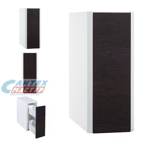 Тумба Акватон Брук 20 подвесная с бутылочницей дуб феррара для ванны 1A201703BCDF0