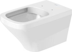 Унитаз Duravit DuraStyle HygieneGlaze 37х62 см, подвесной, цвет белый, санфарфор, прямоугольный, горизонтальный (в стену) выпуск, под скрытый бачок/инсталляцию, безободковый, без сиденья, антибактериальное покрытие, для туалета/ванной комнаты