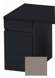Тумба/шкафчик для консоли/столешницы Duravit DuraStyle под раковину 30х54,8х51,2 см, подвесная, ДСП, цвет: дуб черный/базальт, 1 выдвижной ящик, прямоугольная