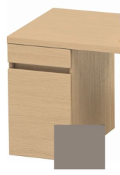 Тумба/шкафчик для консоли/столешницы Duravit DuraStyle под раковину 30х54,8х51,2 см, подвесная, ДСП, цвет: натуральный дуб/базальт, 1 выдвижной ящик, прямоугольная