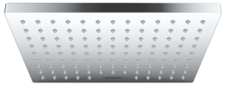 Верхний душ Hansgrohe Vernis Shape 230 1jet EcoSmart, настенный/потолочный монтаж, прямоугольный, с 1 режимом: Rain, размер 23х17 см, пластик, цвет хром
