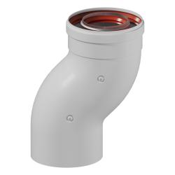 Отвод коаксиальный Okseler S-образный D60/100 для традиционных котлов