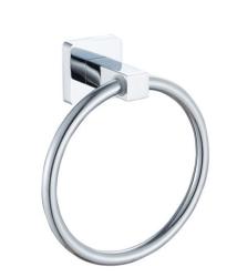 Полотенцедержатель Ekko, настенный, форма кольцо, металлический, для полотенец в ванную/туалет/душевую кабину, цвет хром