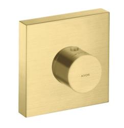 Смеситель для душа Axor Starck ShowerCollection 120/120, термостатический, скрытого монтажа, настенный, без излива/шланга/лейки, квадратный, латунный, цвет шлифованная медь, с термостатом, встроенный/встраиваемый/термостатный