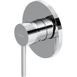 Смеситель для душа Damixa Scandinavian Pure, встраиваемый, однорычажный, керамический, без излива, латунь, комплект, цвет хром, для душа