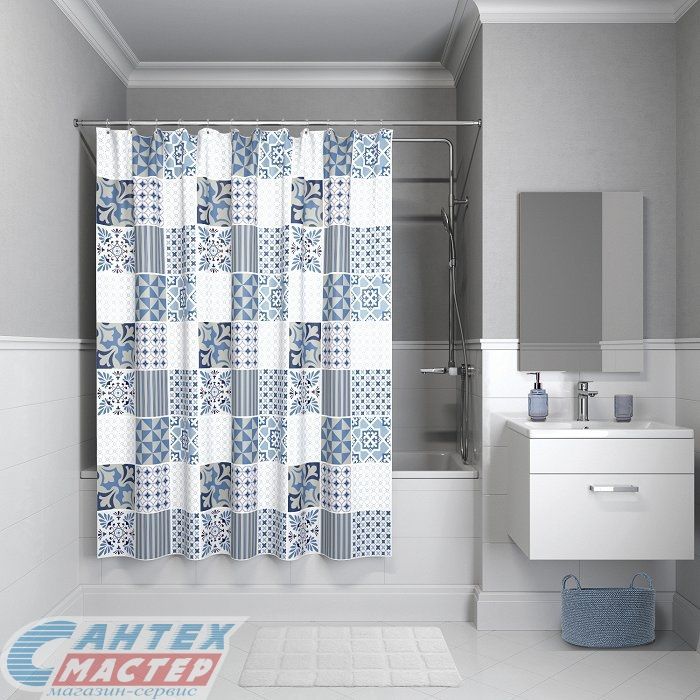 Шторка Iddis для ванной комнаты Basic 180х180 B03P118i11