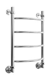 Полотенцесушитель Двин R 60/40, водяной (1"-1/2" К1  Полированный), универсальное подключение, нержавеющая сталь, настенный, форма лесенка, цвет хром, к отоплению и ГВС, для отопления, обогрева в ванной