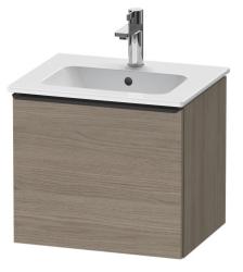 Тумба под раковину Duravit D-Neo, 51х40,2х44 см, подвесная, 1 выдвижной ящик, ДСП, цвет: дуб терра, шкафчик навесной, прямоугольная, правая/левая, в ванную комнату