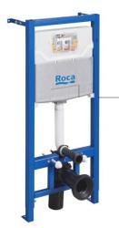 Комплект (сет) 3 в 1 Инсталляция Roca One (ZRU9307708), унитаз подвесной Roca Dama Senso, сиденье для унитаза Roca Dama Senso (быстросъемное, тонкое, дюропласт, белый) без клавиши 