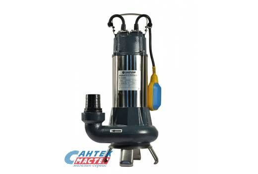 Насос погружной Unipump Fekapump V1100F, 24 м³/час, напор 9 м, 1.1 кВт, кабель 6 м, дренажный, с нижним забором (фекальный, канализационный), с поплавком, вихревой, электрический, для откачки чистой, грязной (до 35 мм) воды