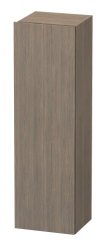 Пенал Duravit DuraStyle, 40x36x140 см, подвесной, (правый), с дверцей, с полкой, со стеклянными полками, цвет: дуб терра/белый матовый, в ванную комнату