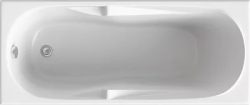 Ванна BAS "НЕПТУН" с гидромассажным оборудованием FLAT 170х70 см пристенная, акрил, цвет- белый, (без гидромассажа, рамы, сифона, фронтальной панели), прямоугольная