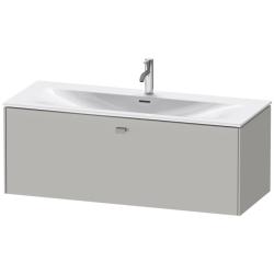 Тумба под раковину Duravit Brioso, 122х47,9х44,4 см, подвесная, 1 выдвижной ящик, ДСП, цвет: бетонно-серый, шкафчик навесной, механизм доводчика, прямоугольная, правая/левая, в ванную комнату
