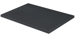 Душевой поддон Duravit Stonetto 140х100х5 см, минеральное литье DuraSolid, цвет: антрацит, антискольжение, (без установочного комплекта, без экрана, без слива), прямоугольный