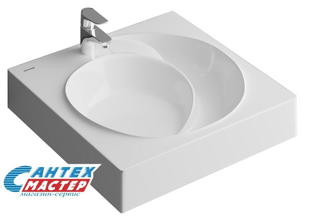 Раковина Grossman Neo 60 установка над стиральной машиной 2606001