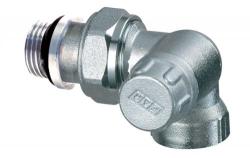 Клапан запорный трехосевой Far 1/2" вн с уплотнением EPDM правый хром FV 1146 12