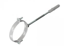 Крепление к стене Okseler D80 белое,  металлическое, хомут