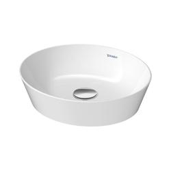 Раковина DURAVIT Starck 2, 43,5х39,5х11,5 см, накладная, круглая, санфарфор, цвет белый, без отверстия/площадки под смеситель, без перелива