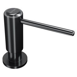 Дозатор для жидкого мыла TopZero, цвет титан, встраиваемый, для кухонных моек, нержавеющая сталь, емкость дозатора объемом 300 мл, устанавливается на мойку