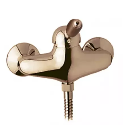 Смеситель для душа Cezares Elite, настенный, однорычажный, без излива, керамический, латунь, цвет бронза