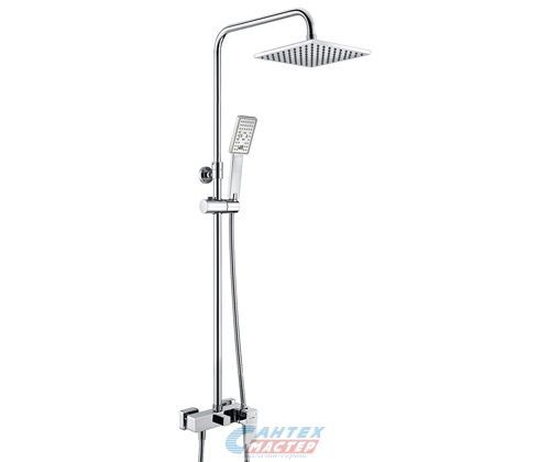 Душевой гарнитур Wasserkraft A17702 80/115x54,2 см хром