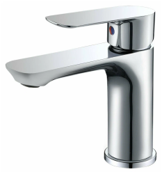 Смеситель для раковины/умывальника ABBER Weiss Insel однорычажный, округлый, неповоротный, длина излива 120 мм, латунь, цвет хром