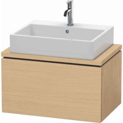 Тумба под раковину для консоли/столешницы Duravit L-Cube 72х47,7х40 см, подвесная, ДСП, цвет: натуральный дуб, 1 выдвижной ящик, прямоугольная
