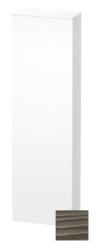 Пенал Duravit DuraStyle, 40x24x180 см, подвесной, (левый), с дверцей, с полкой, со стеклянными полками, цвет: сосна терра/белый матовый, в ванную комнату