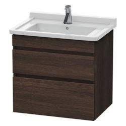 Тумба/шкафчик для консоли/столешницы Duravit DuraStyle под раковину 60х54,8х51,2 см, подвесная, ДСП, цвет: каштан темный, 2 выдвижных ящика, прямоугольная