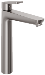 Смеситель для раковины/умывальника Abelsberg Lineara однорычажный, высокий, неповоротный/фиксированный, излив длина 156 мм высота 238 мм латунь, цвет титан