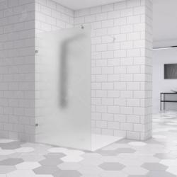 Душевая перегородка RGW Walk In, 70х195 см, закаленное стекло сатинат, правое/левое, универсальное, сатинат стекло 8 мм, профиль хром