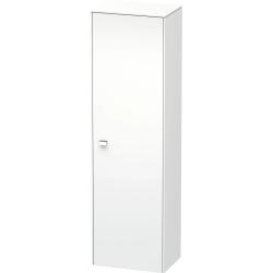 Пенал Duravit Brioso R, 52x36x177 см, подвесной, (правый), с дверцей, с полкой, со стеклянными полками, цвет: сосна терра/хром, в ванную комнату