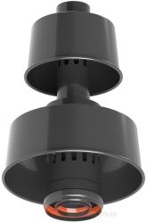 Оголовок с ветрозащитой Okseler D60/100 черный