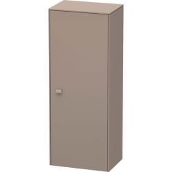 Пенал Duravit Brioso R, 27х19,6х91,1 см, подвесной/напольный, (правый), с дверцей/одностворчатый, с полкой, со стеклянными полками, цвет: базальт, в ванную комнату