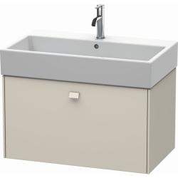 Тумба/шкафчик для консоли/столешницы Duravit Brioso под раковину 72х55х44,2 см, подвесная, ДСП, цвет: серо-коричневый, 1 выдвижной ящик, прямоугольная